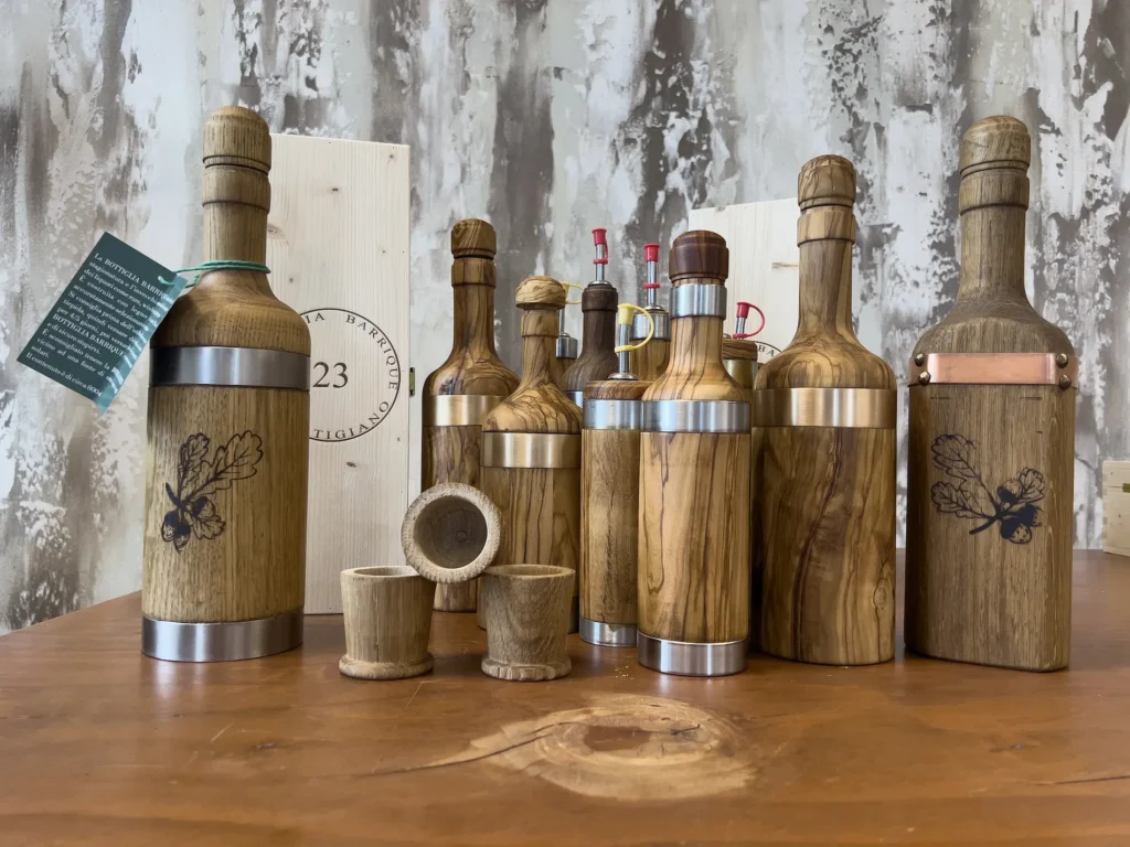 Bottique la bottiglia Barrique bottiglia di legno